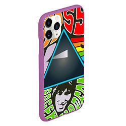 Чехол iPhone 11 Pro матовый Pink Floyd, цвет: 3D-фиолетовый — фото 2