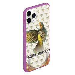 Чехол iPhone 11 Pro матовый Imagine Dragons: Fly, цвет: 3D-фиолетовый — фото 2
