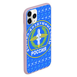 Чехол iPhone 11 Pro матовый ВВС России, цвет: 3D-розовый — фото 2
