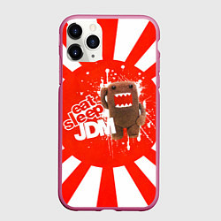 Чехол iPhone 11 Pro матовый Domo jdm, цвет: 3D-малиновый