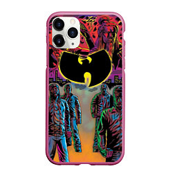 Чехол iPhone 11 Pro матовый Wu-Tang Clan: City, цвет: 3D-малиновый