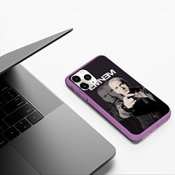 Чехол iPhone 11 Pro матовый Eminem: You, цвет: 3D-фиолетовый — фото 2