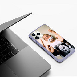 Чехол iPhone 11 Pro матовый Eminem: I am Rap, цвет: 3D-светло-сиреневый — фото 2