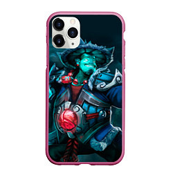 Чехол iPhone 11 Pro матовый Storm Spirit, цвет: 3D-малиновый