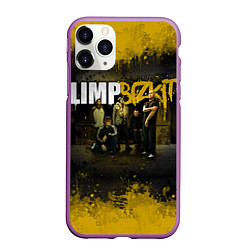 Чехол iPhone 11 Pro матовый Limp Bizkit: Gold Street, цвет: 3D-фиолетовый