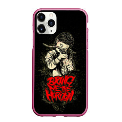 Чехол iPhone 11 Pro матовый Bring Me The Horizon, цвет: 3D-малиновый