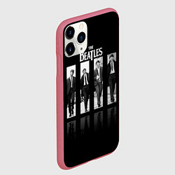 Чехол iPhone 11 Pro матовый The Beatles: Man's, цвет: 3D-малиновый — фото 2