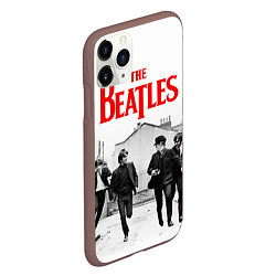 Чехол iPhone 11 Pro матовый The Beatles: Break, цвет: 3D-коричневый — фото 2