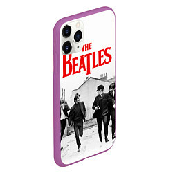 Чехол iPhone 11 Pro матовый The Beatles: Break, цвет: 3D-фиолетовый — фото 2