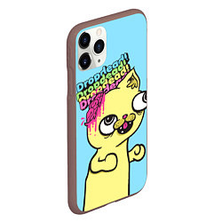 Чехол iPhone 11 Pro матовый Drop Dead: Wild Cat, цвет: 3D-коричневый — фото 2