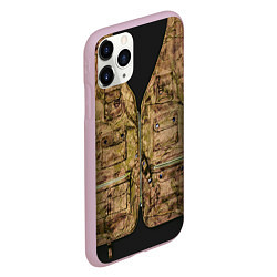 Чехол iPhone 11 Pro матовый Жилетка охотника, цвет: 3D-розовый — фото 2