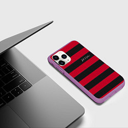 Чехол iPhone 11 Pro матовый Автограф Курта Кобейна, цвет: 3D-фиолетовый — фото 2