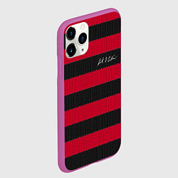 Чехол iPhone 11 Pro матовый Автограф Курта Кобейна, цвет: 3D-фиолетовый — фото 2