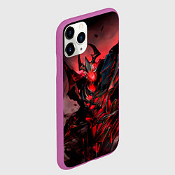 Чехол iPhone 11 Pro матовый Shadow Fiend, цвет: 3D-фиолетовый — фото 2