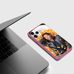Чехол iPhone 11 Pro матовый Хаус в таблетках, цвет: 3D-малиновый — фото 2