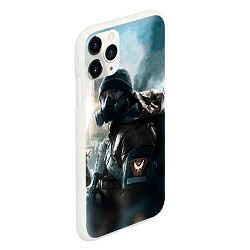 Чехол iPhone 11 Pro матовый Division 1, цвет: 3D-белый — фото 2