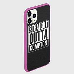 Чехол iPhone 11 Pro матовый Straight Outta Compton, цвет: 3D-фиолетовый — фото 2