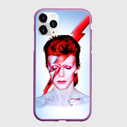 Чехол iPhone 11 Pro матовый Aladdin sane, цвет: 3D-фиолетовый