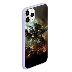 Чехол iPhone 11 Pro матовый Титан, цвет: 3D-светло-сиреневый — фото 2