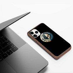 Чехол iPhone 11 Pro матовый Adeptus Mechanicus, цвет: 3D-коричневый — фото 2