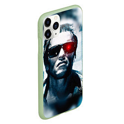 Чехол iPhone 11 Pro матовый T-800, цвет: 3D-салатовый — фото 2