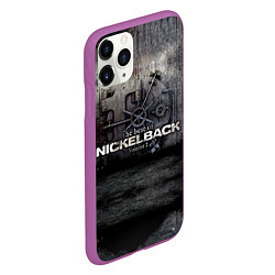 Чехол iPhone 11 Pro матовый Nickelback Repository, цвет: 3D-фиолетовый — фото 2