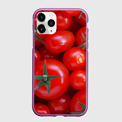 Чехол iPhone 11 Pro матовый Томатная, цвет: 3D-фиолетовый
