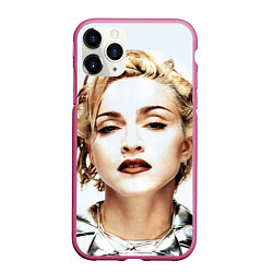 Чехол iPhone 11 Pro матовый Мадонна, цвет: 3D-малиновый