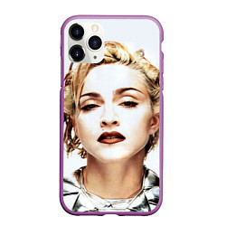 Чехол iPhone 11 Pro матовый Мадонна, цвет: 3D-фиолетовый