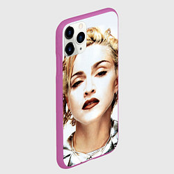 Чехол iPhone 11 Pro матовый Мадонна, цвет: 3D-фиолетовый — фото 2