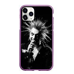 Чехол iPhone 11 Pro матовый Горшок 1, цвет: 3D-фиолетовый