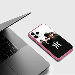 Чехол iPhone 11 Pro матовый Пикник, цвет: 3D-малиновый — фото 2