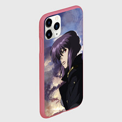 Чехол iPhone 11 Pro матовый Призрак в доспехах, цвет: 3D-малиновый — фото 2