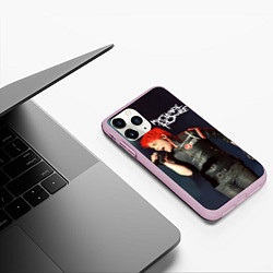 Чехол iPhone 11 Pro матовый Gerard Way, цвет: 3D-розовый — фото 2
