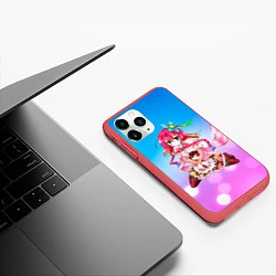 Чехол iPhone 11 Pro матовый No Game No Life, цвет: 3D-красный — фото 2