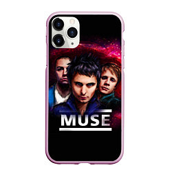 Чехол iPhone 11 Pro матовый Muse Band, цвет: 3D-розовый