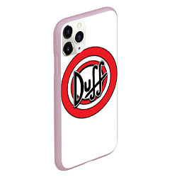 Чехол iPhone 11 Pro матовый Duff, цвет: 3D-розовый — фото 2