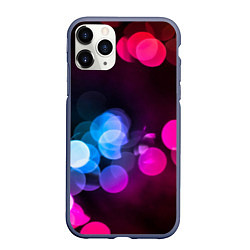 Чехол iPhone 11 Pro матовый Light Spots, цвет: 3D-серый