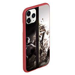 Чехол iPhone 11 Pro матовый SWAT, цвет: 3D-красный — фото 2