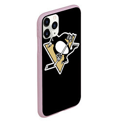 Чехол iPhone 11 Pro матовый Pittsburgh Penguins: Crosby, цвет: 3D-розовый — фото 2