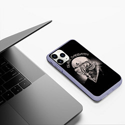 Чехол iPhone 11 Pro матовый Black Sabbath: Acid Cosmic, цвет: 3D-светло-сиреневый — фото 2