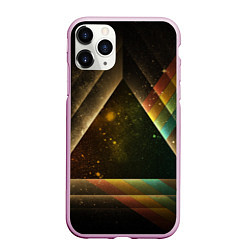 Чехол iPhone 11 Pro матовый Pink Phloyd: Triangle, цвет: 3D-розовый