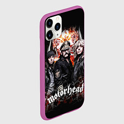Чехол iPhone 11 Pro матовый Motorhead Band, цвет: 3D-фиолетовый — фото 2