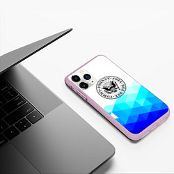 Чехол iPhone 11 Pro матовый Ramones Geomerty, цвет: 3D-розовый — фото 2
