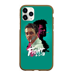 Чехол iPhone 11 Pro матовый Fight Club Stories, цвет: 3D-коричневый