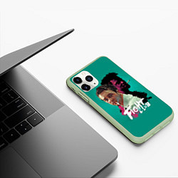Чехол iPhone 11 Pro матовый Fight Club Stories, цвет: 3D-салатовый — фото 2