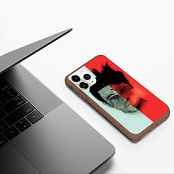 Чехол iPhone 11 Pro матовый Norton: White & Red, цвет: 3D-коричневый — фото 2