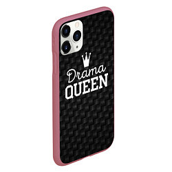 Чехол iPhone 11 Pro матовый Drama queen, цвет: 3D-малиновый — фото 2