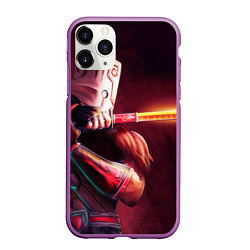 Чехол iPhone 11 Pro матовый Juggernaut, цвет: 3D-фиолетовый