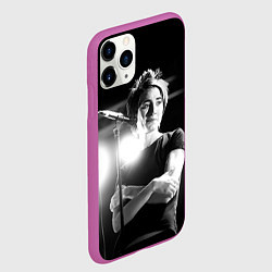 Чехол iPhone 11 Pro матовый Земфира на сцене, цвет: 3D-фиолетовый — фото 2